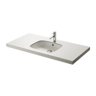 Toto Toto - Lavabo Bajo Encimera Commercial Cuadrado, Sin Orificio Para Grifer&iacute;a, Con Rebosadero Blanco