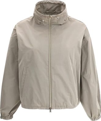 Herno drawstring-collar jacket - Neutrals