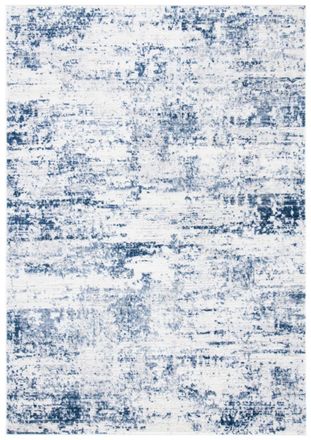 Safavieh Alfombra contempor&aacute;neo de polipropileno blanco/azul, 183 x 244 cm