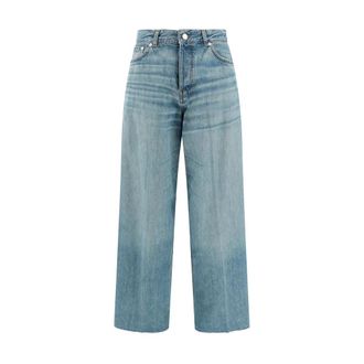 Haikure Wide Leg Bethany Jeans - Dames - Loose Fit Jeans - Blauw - W27 - Jeans