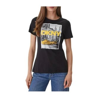 DKNY T-Shirts, female, Black, Size: XS T-Shirt