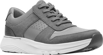 Clarks Mens Motion Trek Go Sneaker, Grey Combi, 7.5