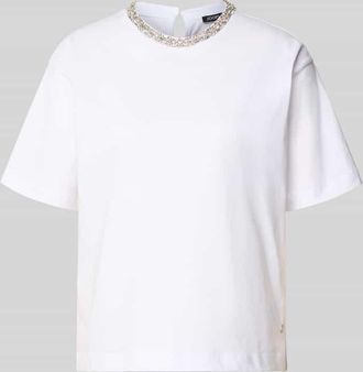 Joop T-Shirt mit Label-Detail Modell Thei in Weiss, Größe 36