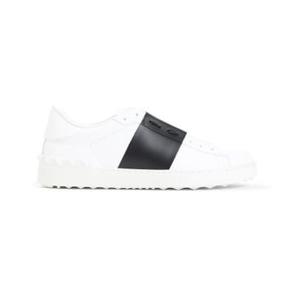 Valentino Garavani BlackWhite Leather Sneakers