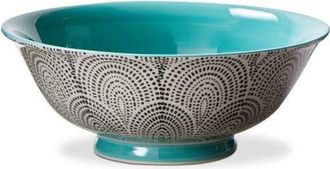 Tag Dotted Wave Ramen Bowl Black Multi Stoneware Everyday at Nordstrom