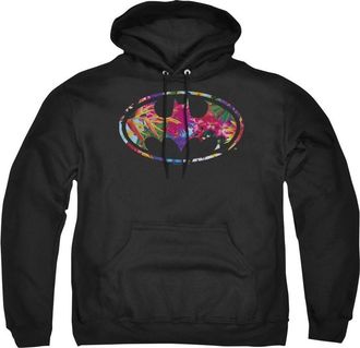 Gildan Batman Hawaiian Shield Adult Pull Over Hoodie / Hooded Sweatshirt