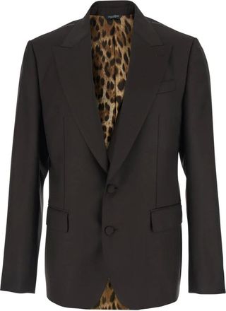 Dolce & Gabbana Hombre, Chaquetas, Marr&oacute;n, Talla: L