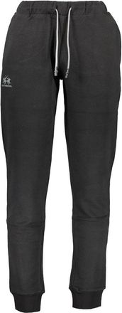 La Martina La Martina Zwarte Katoenen Heren Sweatpants