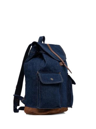Levi's Heritage Rucksack denim backpack - men - Cotton/Leather - OS - Blue