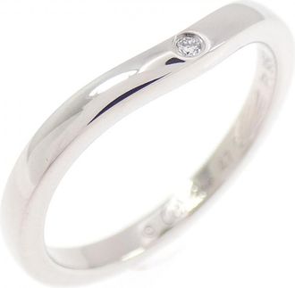Cartier Platinum Platinum 950 Band Ring (Pre-Owned)