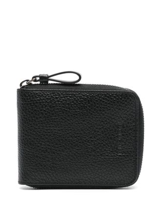 Doucal's logo-debossed leather wallet - men - Calf Leather - One Size - Black