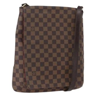 Louis Vuitton Pre-owned Cross Body Bags, female, Brown, Size: ONE SIZE Pre-owned Canvas Cross Body Bag