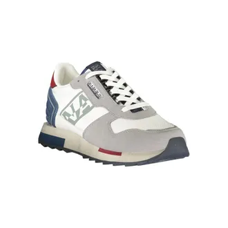 Napapijri Colour-Block Lace-Up Sneaker - White