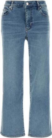 Frame Denim Blue Straight High Rise Jeans