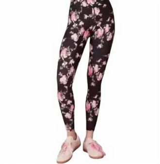 LoveShackFancy Jutta Legging In Black Floral