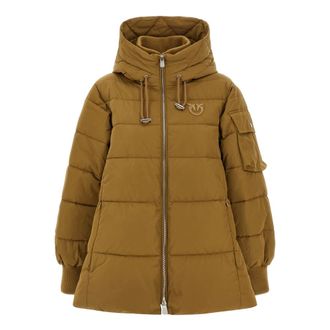 Pinko Winter Jackets, female, Beige, M, Crusca Cape Coat