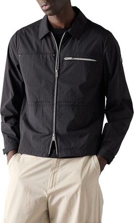 Moose Knuckles Topflight Water Repellent Shirt Jacket in Black at Nordstrom, Size X-Large