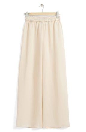 & Other Stories Wide Leg Pants in Beige at Nordstrom Rack, Size X-Small