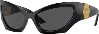 Versace VE4450 GB1/87 Womens Sunglasses Black Size 60