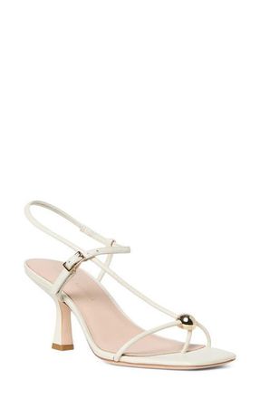 Loeffler Randall Triana Strappy Sandal in White/Champagne at Nordstrom, Size 10.5