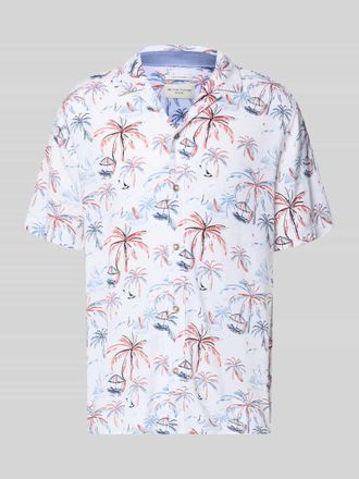 Tom Tailor Regular Fit Freizeithemd aus Viskose-Leinen-Mix in Weiss, Gr&ouml;&szlig;e XXXL