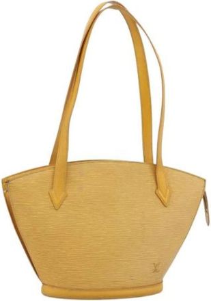 Louis Vuitton Pre-owned Vintage Epi Shoulder Bag - Dames - Vintage Schoudertas - Geel - ONE Size - Leer - Vintage