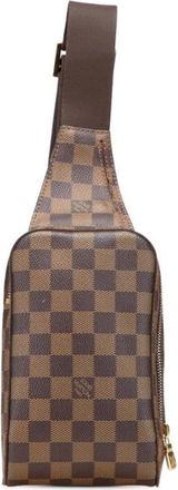 Louis Vuitton Pre-owned Cross Body Bags, male, Brown, Size: ONE SIZE Pre-owned Vertical Shoulder Bag