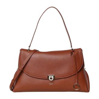Ferragamo Shoulder Bags - Bags - Mujer - Marr&oacute;n - ONE SIZE