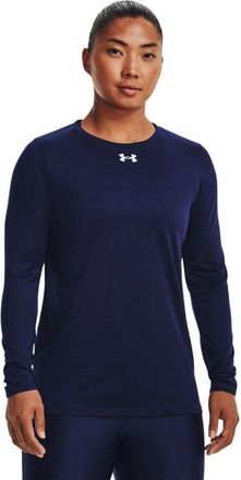 Under Armour Womens Team Tech Long Sleeve T-Shirt, Color Midnight Navy (410), Size: Medium