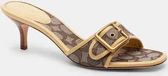 Coach Margot Sandal In Signature Jacquard
