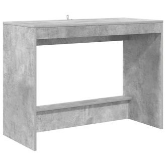 vidaXL Escritorio De Cama Gris Hormig&oacute;n Madera De Ingenier&iacute;a Vidaxl