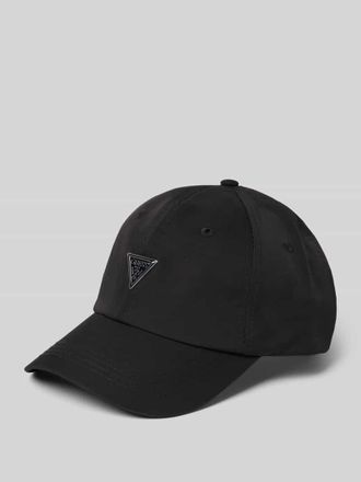 Guess Base Cap mit Logo-Applikation in Black, Größe 1