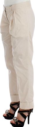 Ermanno Scervino Womens Beige Chinos Casual Dress Pants Khakis Nylon