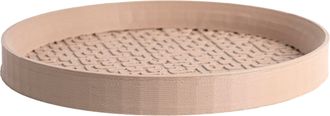 Jonathan Y Designs Drew 8.4 Modern Geometric Indoor Eco-Friendly 3D Printed Plant Saucer