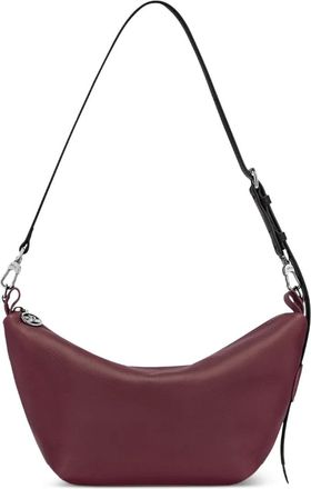 Longchamp Le Slouchy leather shoulder bag - Red