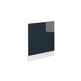 Vicco Panel Frontal Fame-line, Azul Oscuro Alto Brillo, 60 Cm Sin Encimera