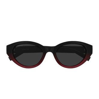 Gucci Sunglasses, female, Black, Size: 52 MM Cat-eye Sunglasses