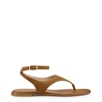 Stuart Weitzman Flat Sandals, female, Brown, Size: 8 1/2 US Marley Sandal