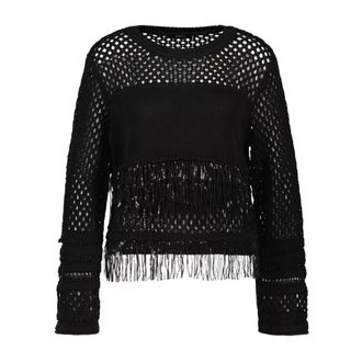 Oui Dames, Truien, Zwart, Maat: L