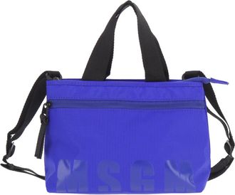 Msgm Mini Tote - Dames - Handtassen - Blauw - ONE Size - Polyester - Tassen