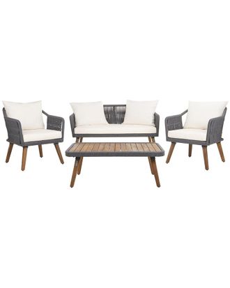 Safavieh Raldin Rope 4Pc Outdoor Living Set