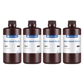 OEM Resina Para Impresi&oacute;n 3d, Lavable Con Agua, De Baja Viscosidad, Negra, 4 Kg