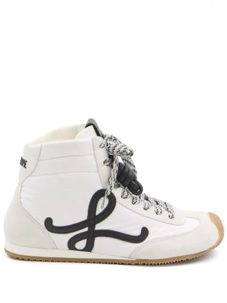 Loewe Ballet Runner 2.0 Nylon And Leather High-Top Sneakers Shoes