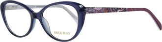 Pucci Blauwe Cat Eye Optische Frames voor Vrouwen - Dames - Brillen - Blauw - ONE Size - Accessoires