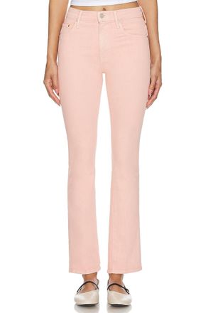 Mother Insider Hover Jeans In Peach Parfait