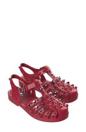 Melissa Possession Stud Fisherman Sandal in Red at Nordstrom Rack, Size 5 M