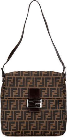Fendi Pre-owned Fendi Zucca Canvas Shoulder Bag Ladies 2305 26730 008