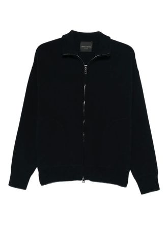 Roberto Collina zip Camionneur ML sweater - Blue
