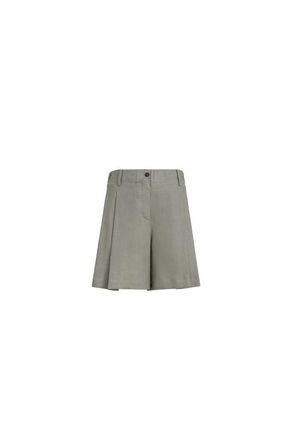 Brunello Cucinelli Linen shorts in Khaki at Nordstrom, Size Xx-Large Eu