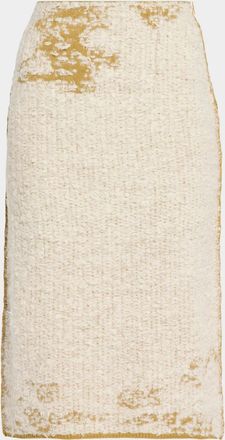 Maison Margiela Acid Knit Midi Skirt
